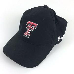 Under Armour x Texas Tech Red Raiders Mens Hat Black Adjustable